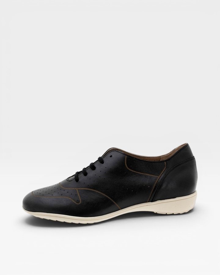 Zapato Cordón Piel Negro 180651