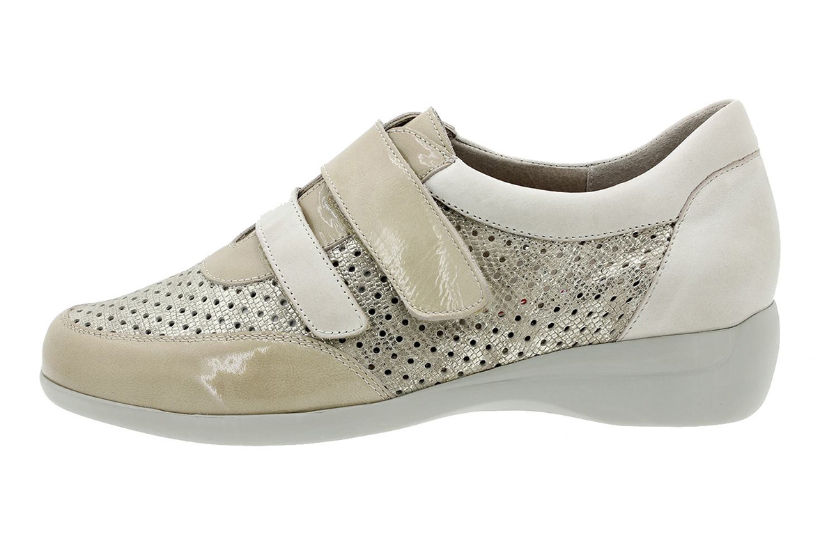Zapato Tira Ajustable Charol Beig 180676