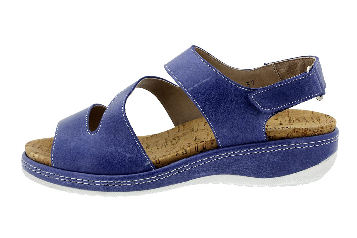 Sandalia Plantilla Extraíble Piel Jeans 180904