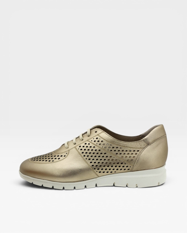 Sneaker Ante Metal Platino 180992