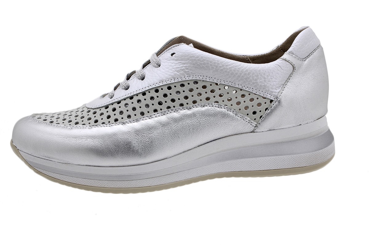 Sneaker Metal Plata 190763