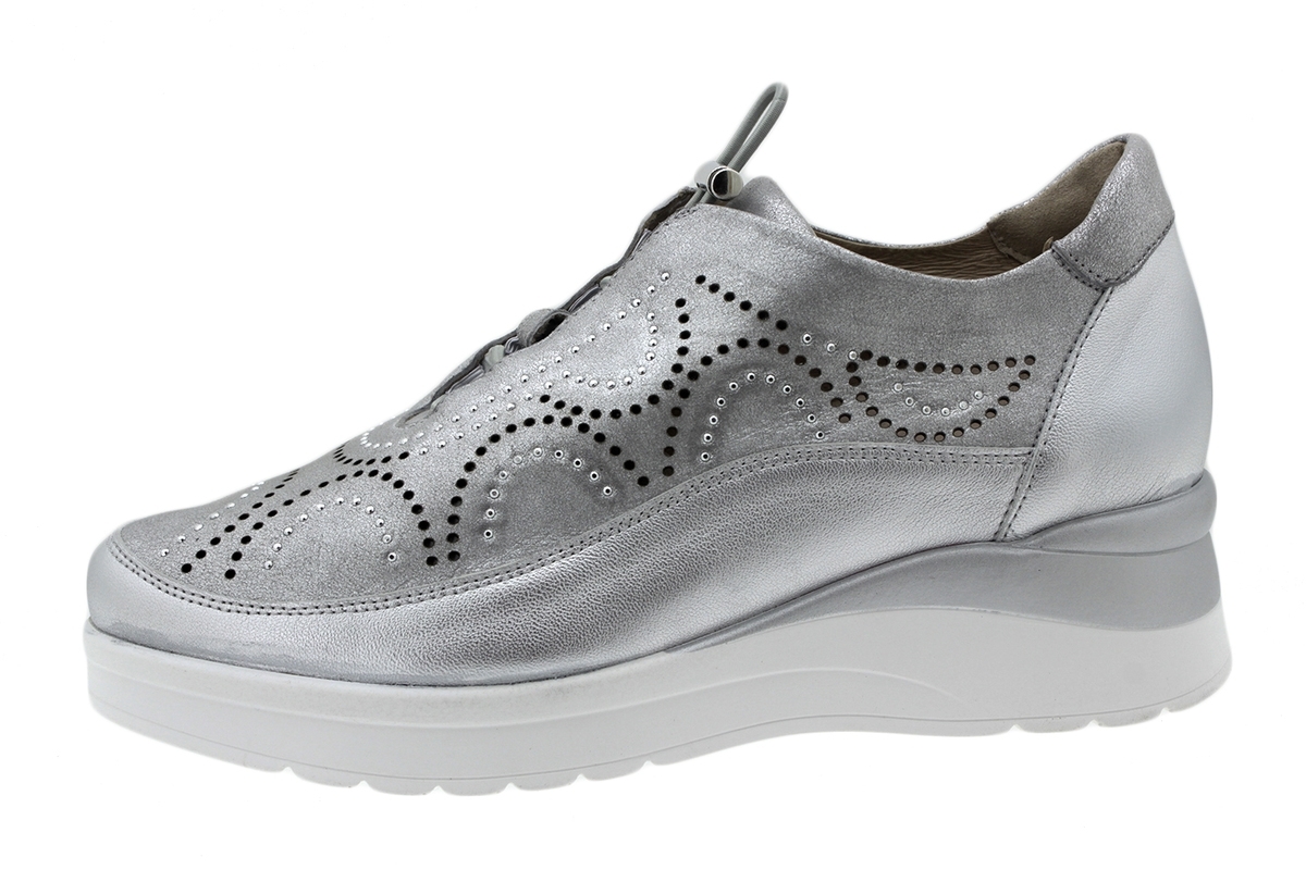 Sneaker Metal Plata 200754