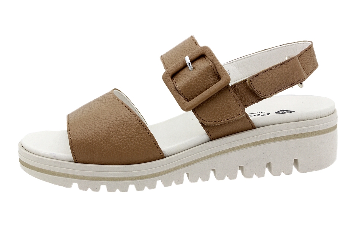 Sandalia Plantilla Extraíble Piel Camel 200773