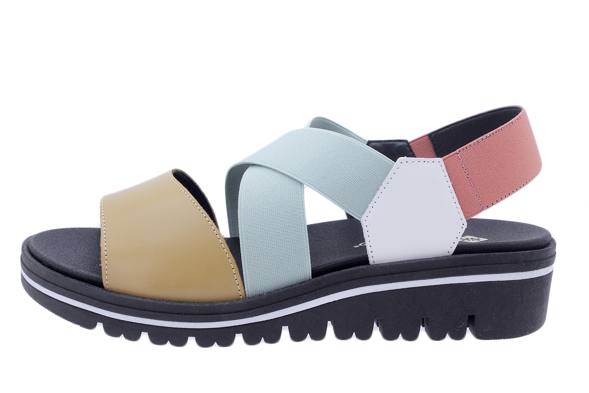 Sandalia Plantilla Extraíble Piel Camel 200787