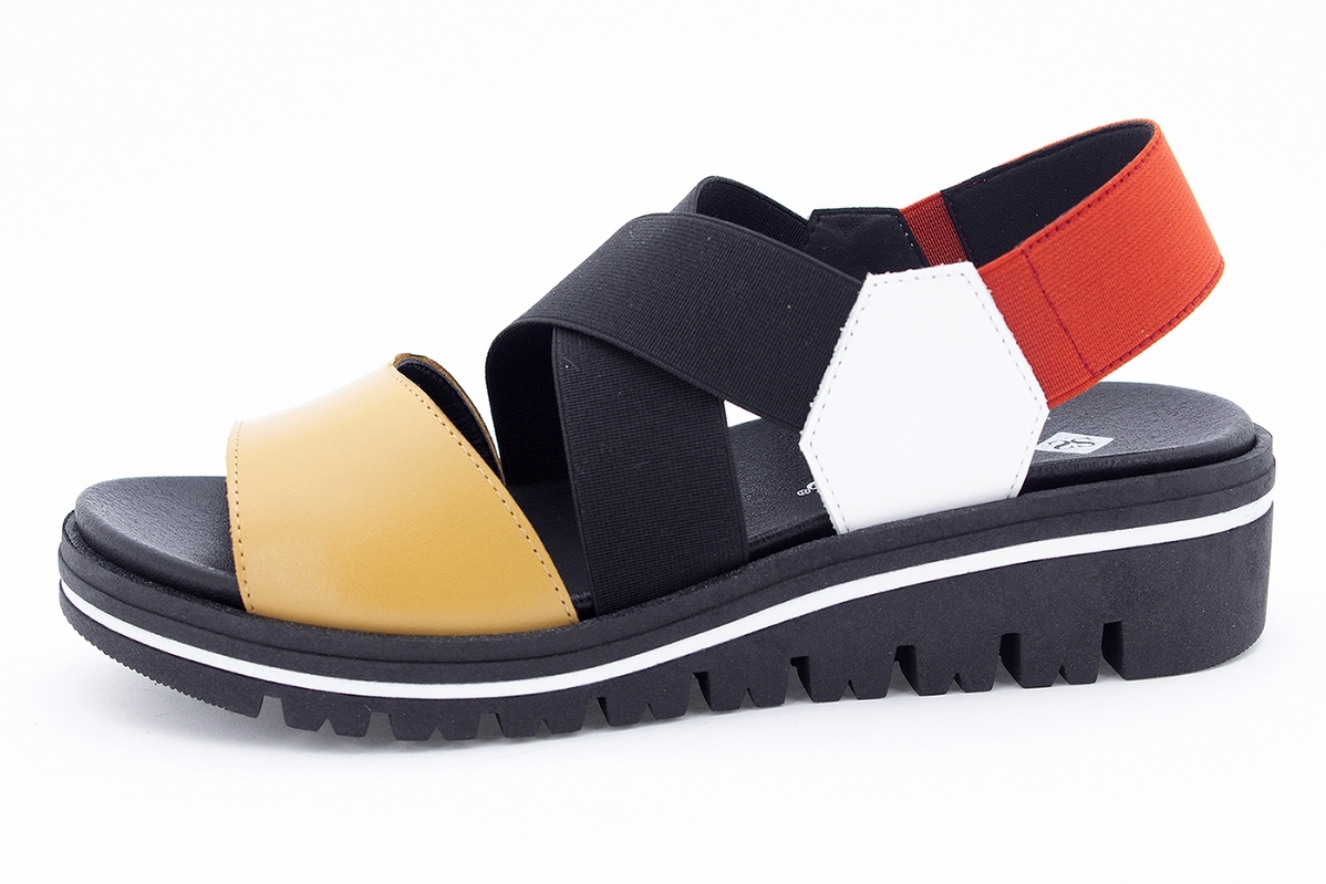 Piel Camel 200787 Sandalia Plantilla Extraíble