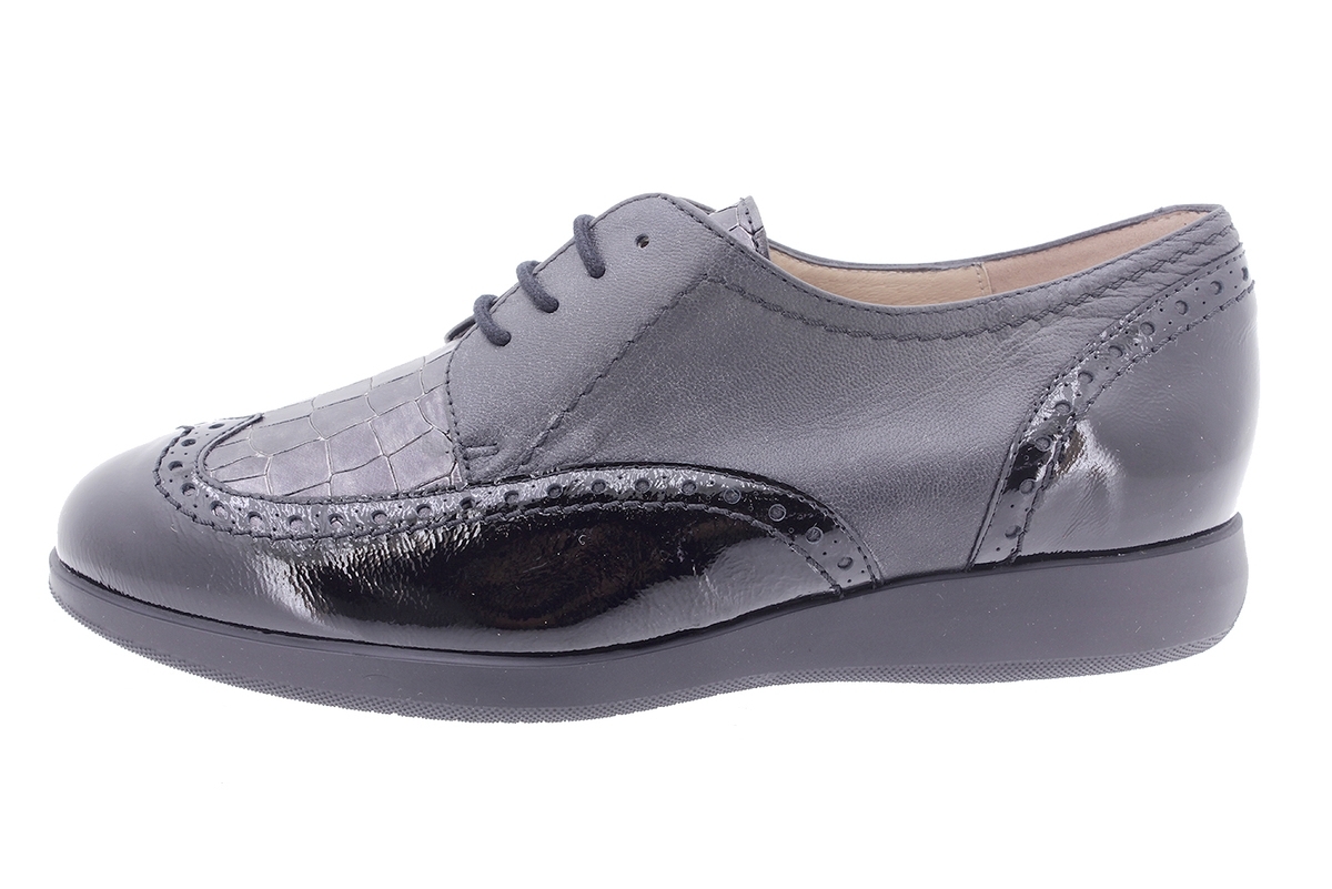 Zapato Cordón Charol Negro 205540