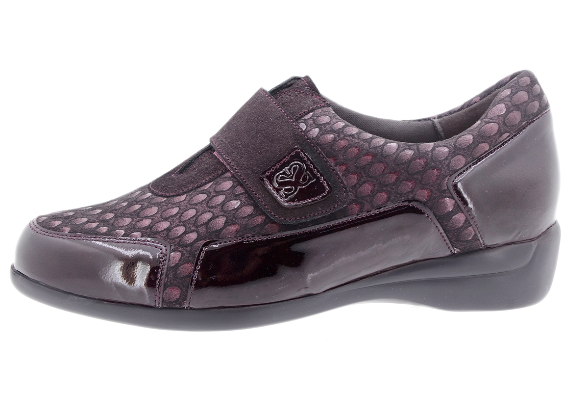 Zapato Elástico Charolux Burdeos 205578