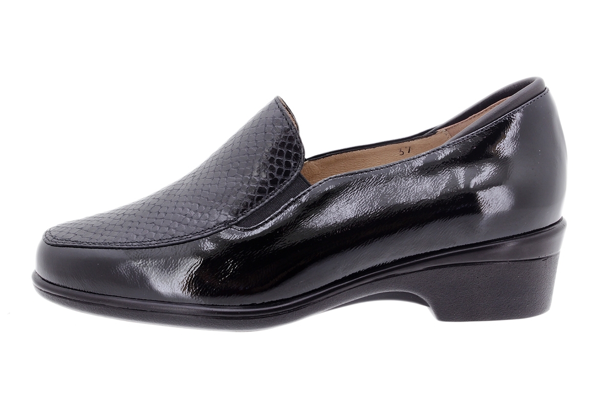Mocasín Charol Negro 205610