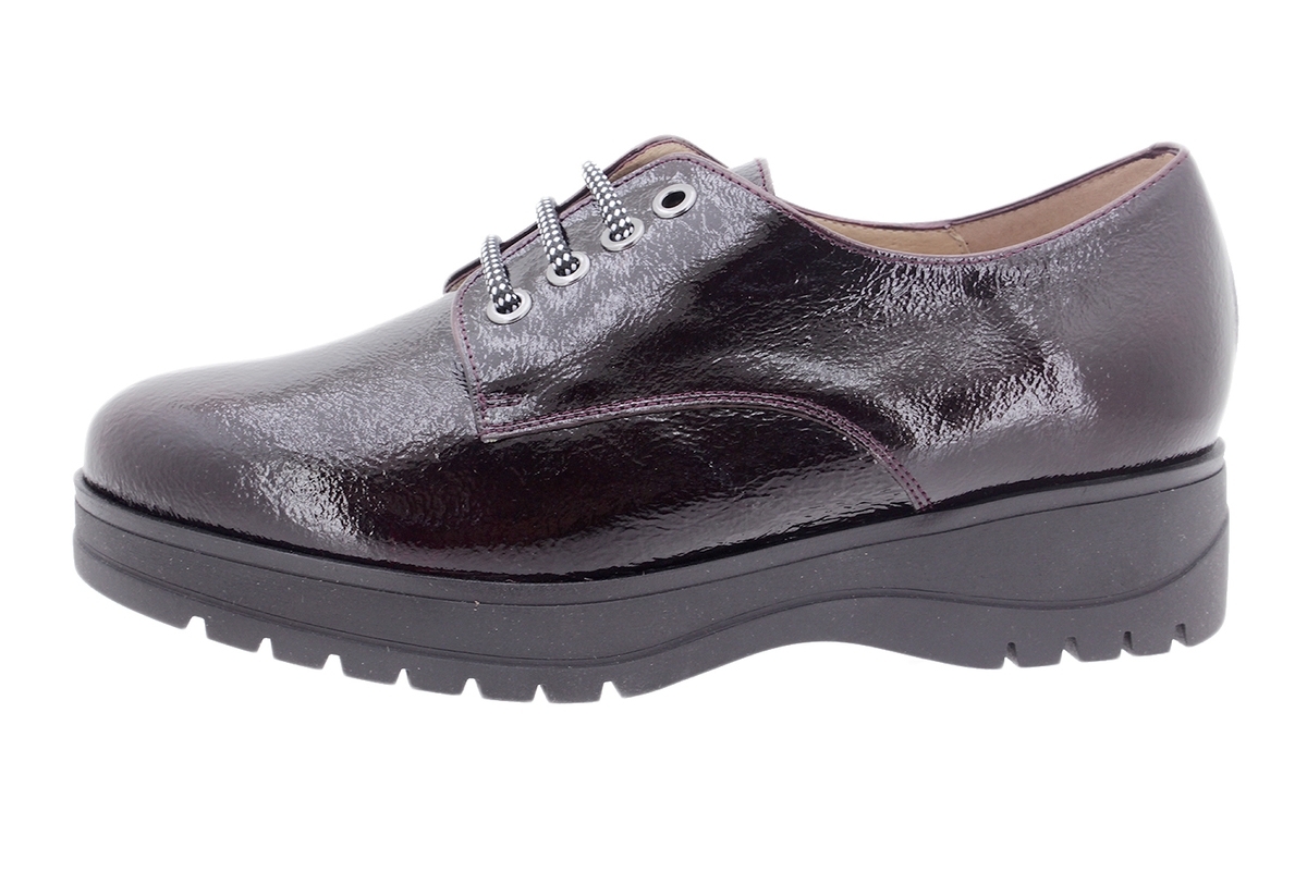 Zapato Cordón Charol Burdeos 205655