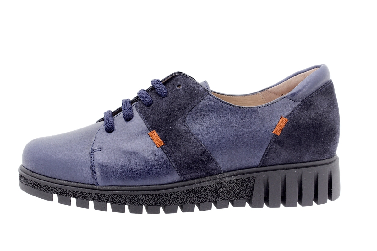 Zapato Cordón Piel Marino 205701