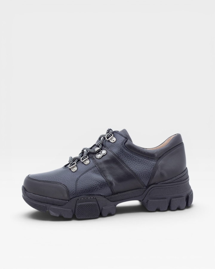 Zapato Cordón Piel Negro 205721