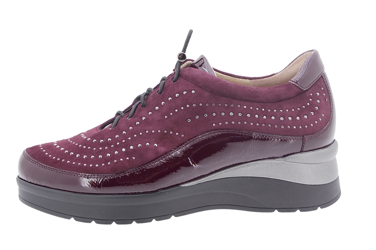 Zapato Cordón Charol Burdeos 205754