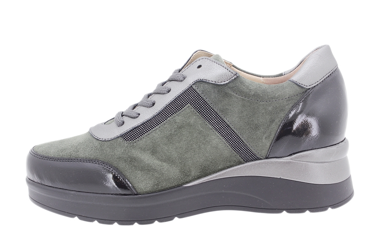 Zapato Cordón Charol Negro 205756