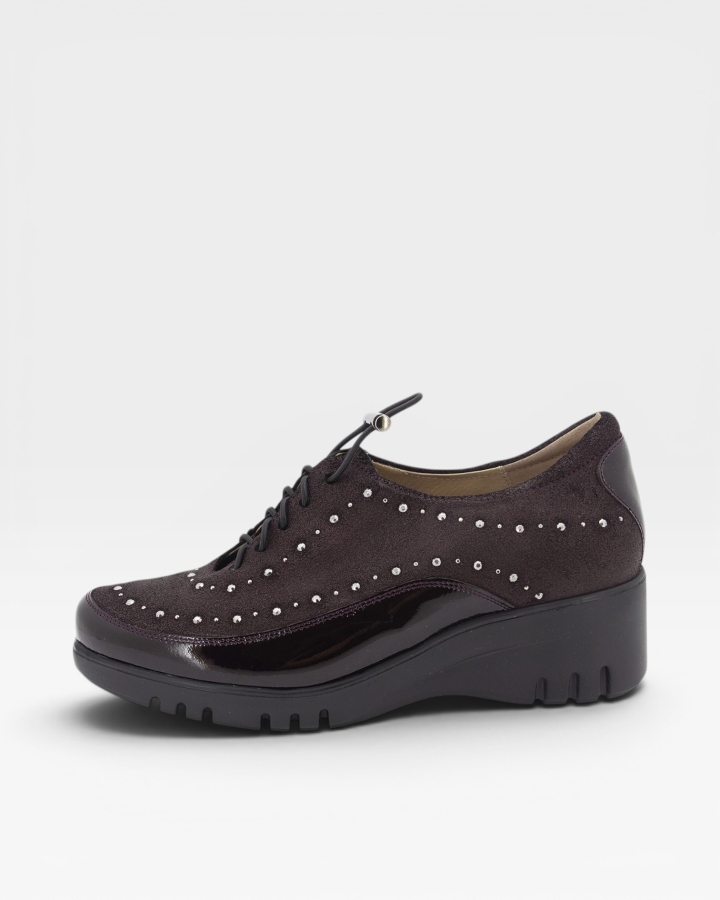 Zapato Cordón Charolux Burdeos 205924