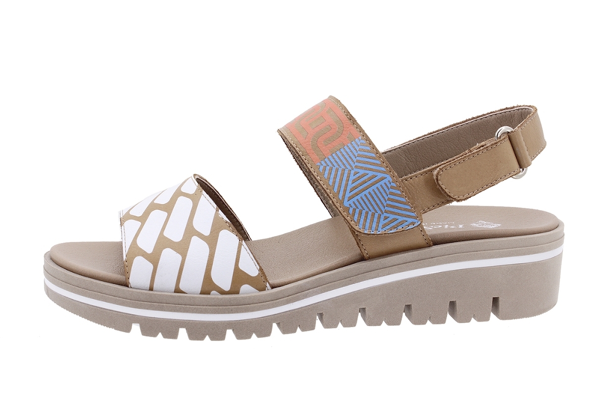 Sandalia Plantilla Extraíble Piel Camel 210772