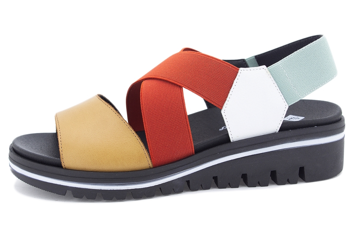 Sandalia Plantilla Extraíble Piel Camel 210787