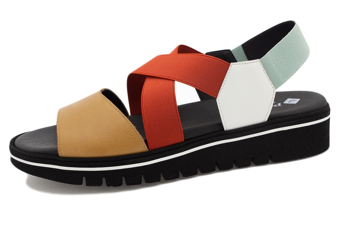 Sandalia Plantilla Extraíble Piel Camel 210787