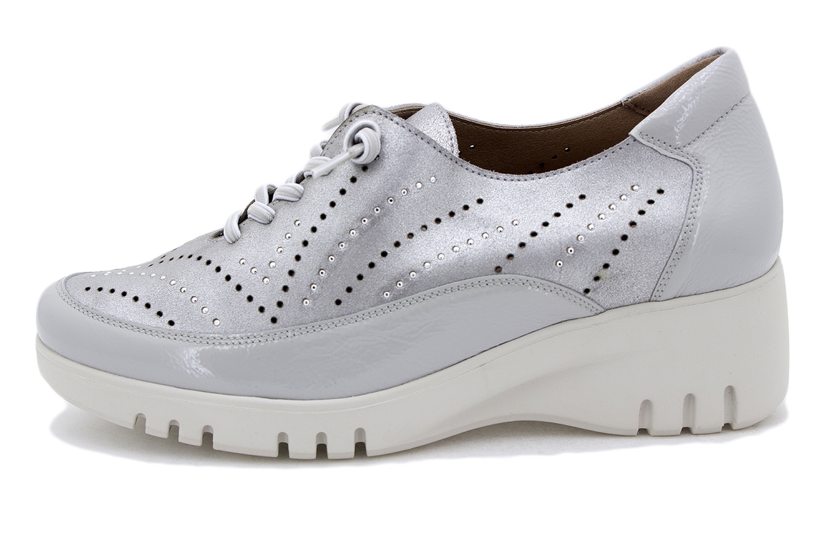 Zapato Cordón Charol Perla 210924