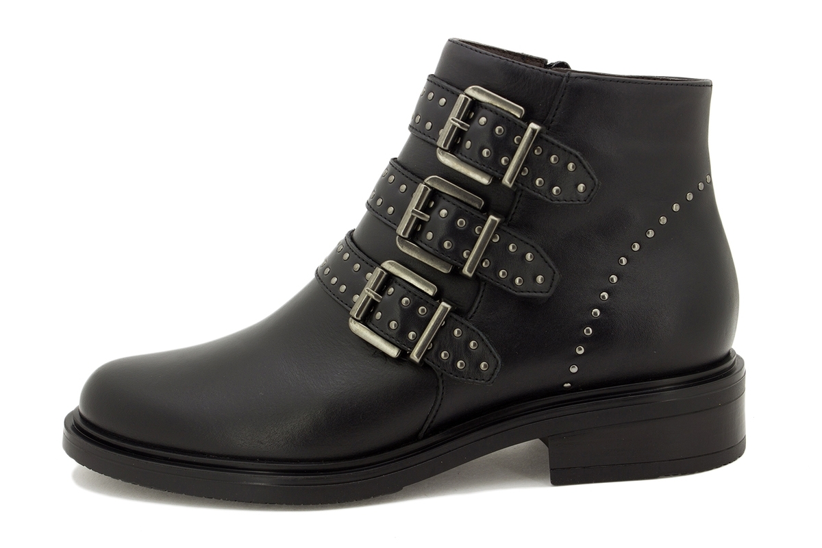 Botín Piel Negro 215347