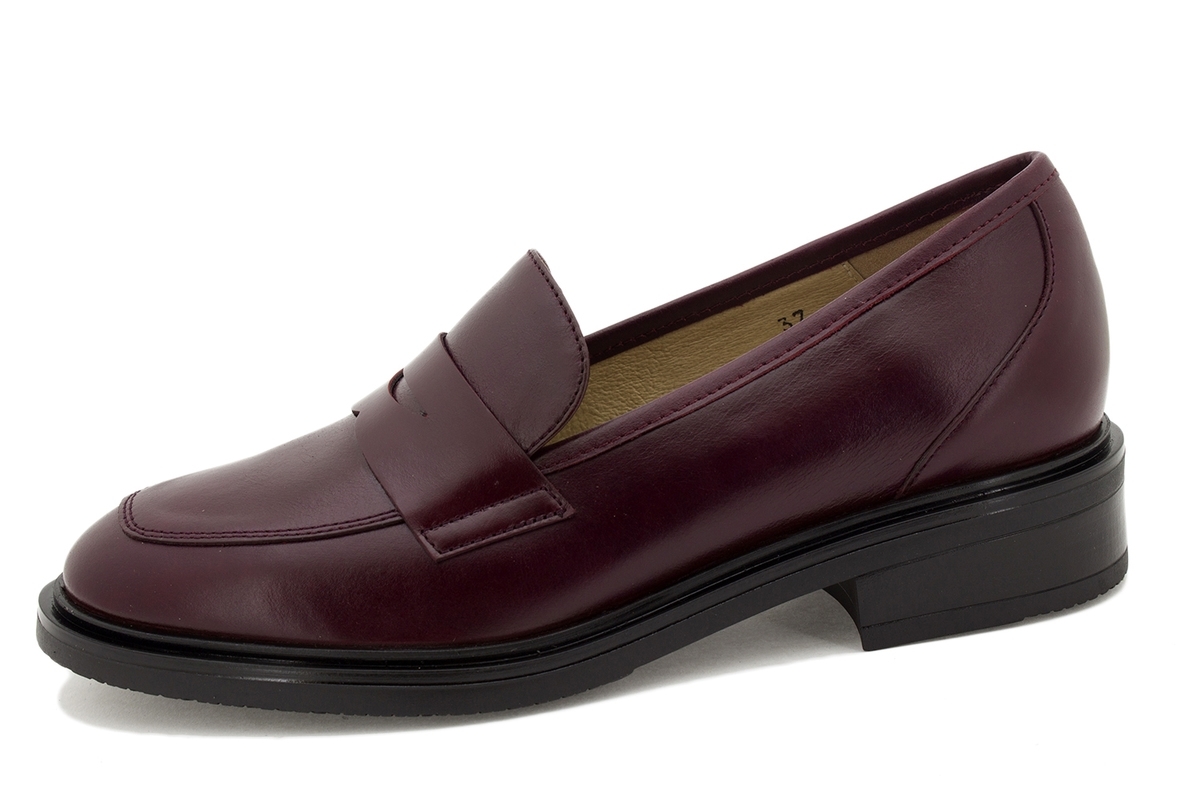 Mocasín Piel Burdeos 215527