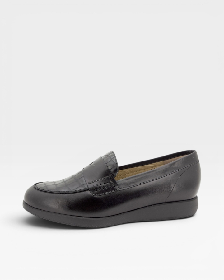 Mocasín Piel Negro 215544