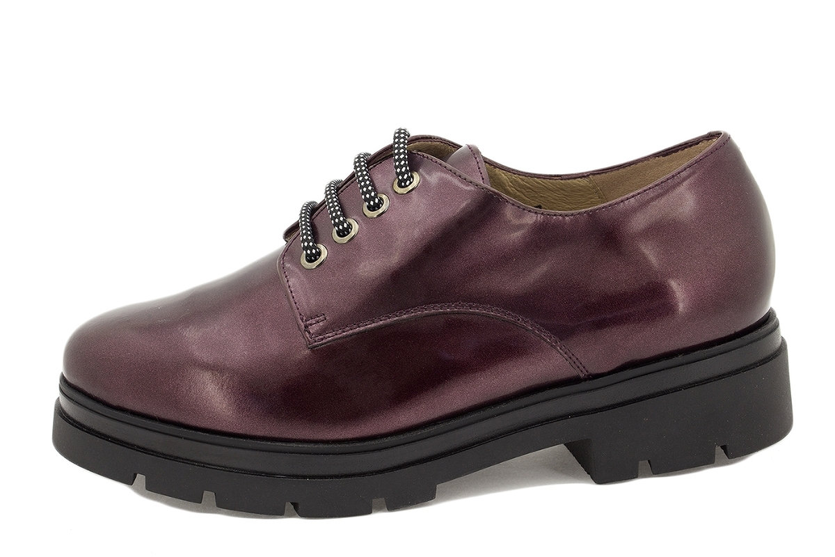 Zapato Cordón Metal Burdeos 215675