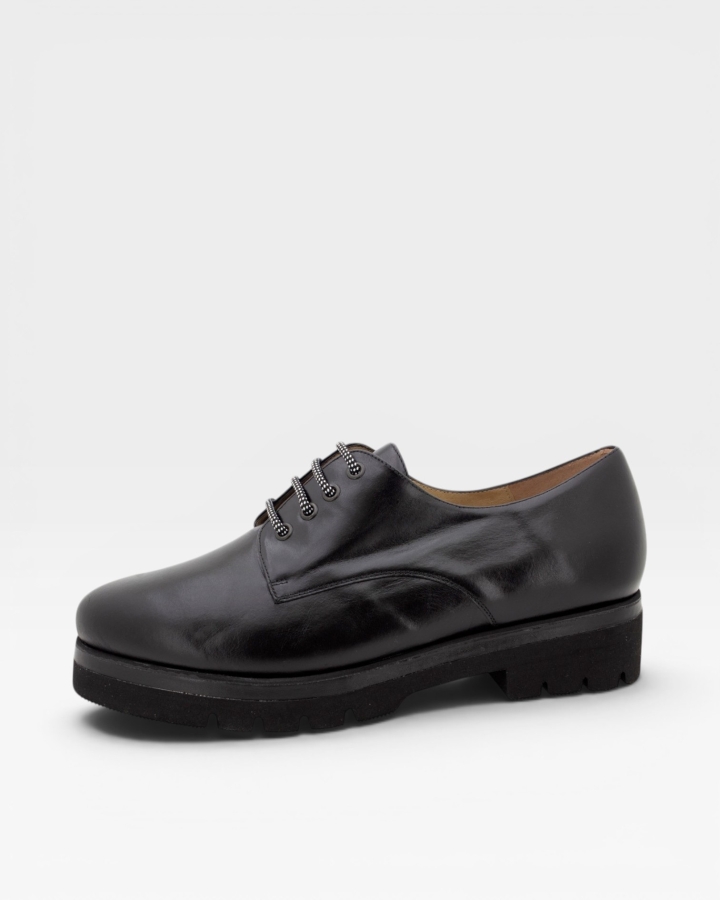 Zapato Cordón Piel Negro 215675