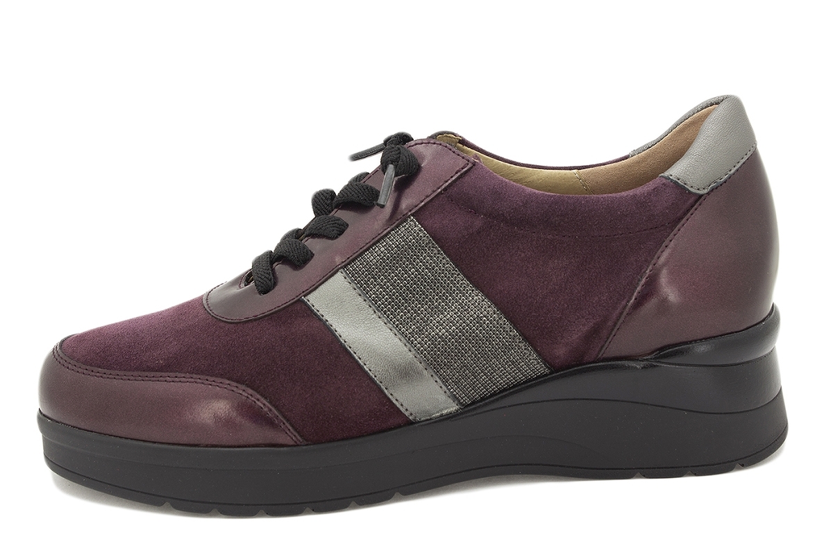 Zapato Cordón Metal Burdeos 215751