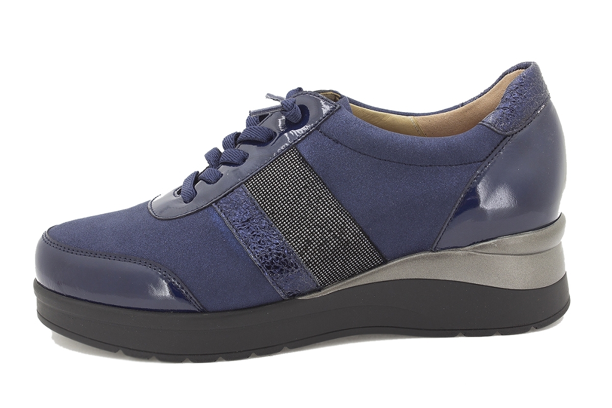 Zapato Cordón Charol Marino 215751