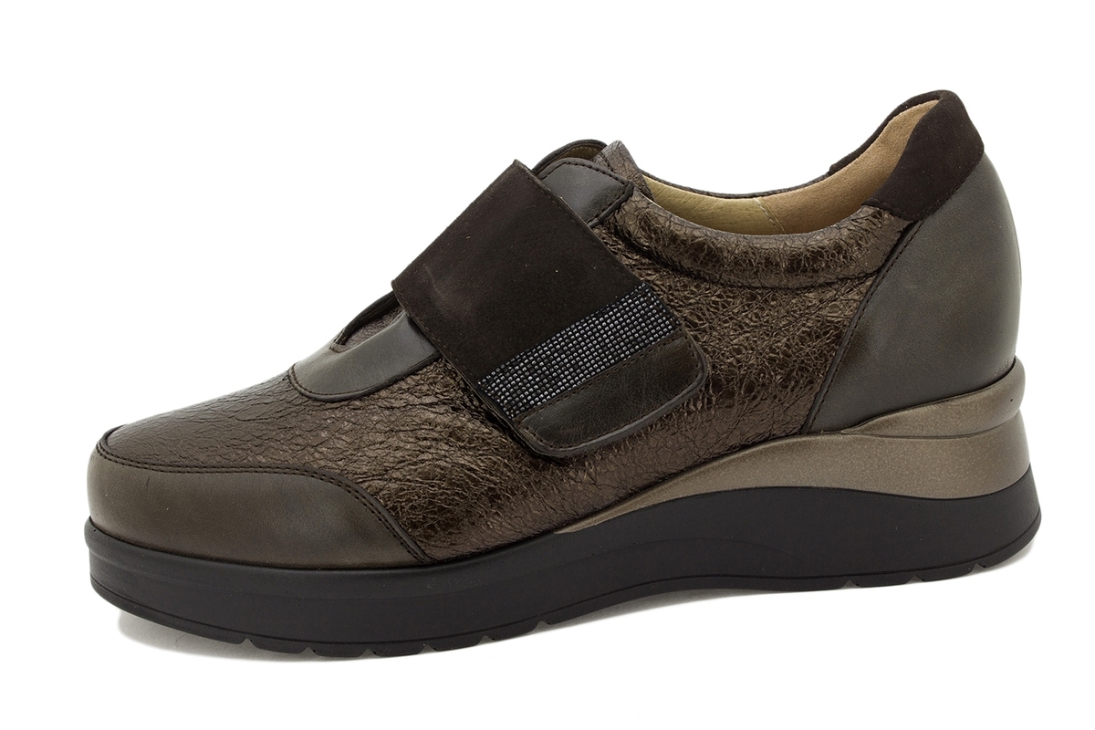 Zapato Tira Ajustable Piel Caoba 215752