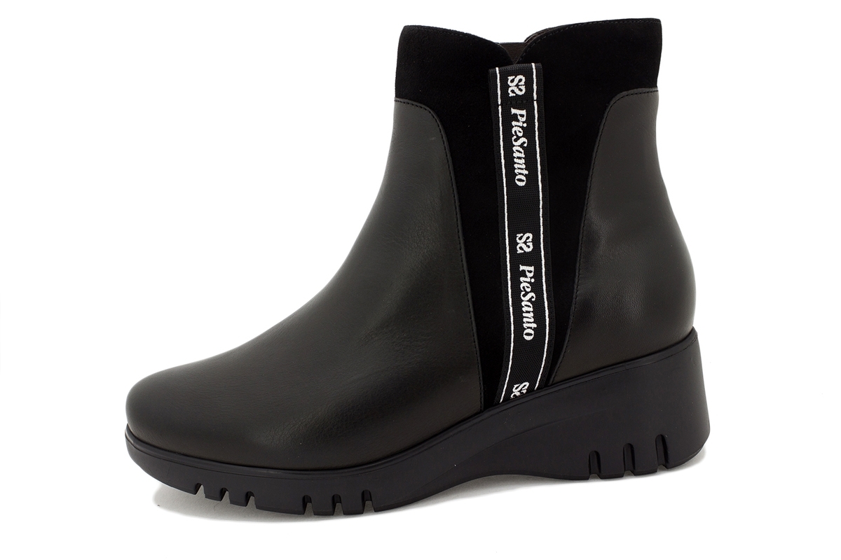 Botín Piel Negro 215902
