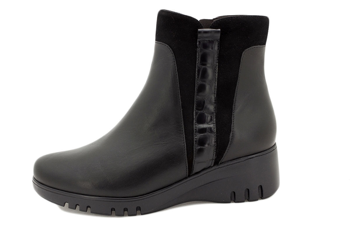 Botín Piel Negro 215902
