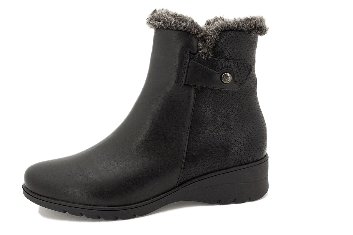 Botín Piel Negro 215974