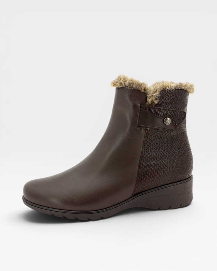 Botín Piel Caoba 215974