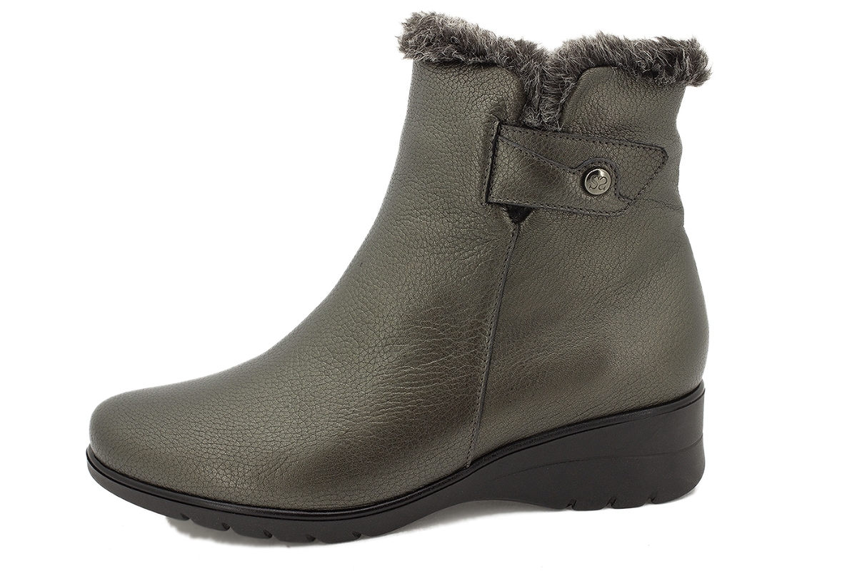 Botín Piel Verde 215974