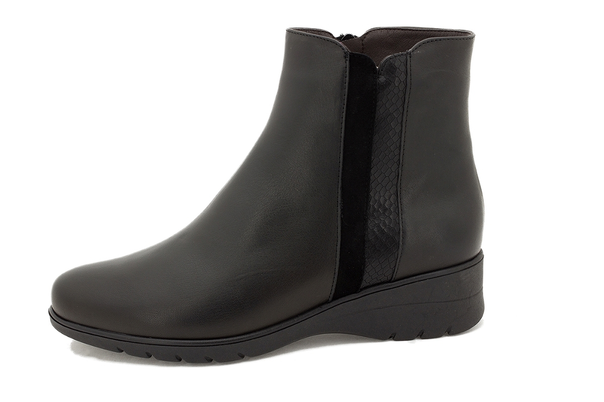 Botín Piel Negro 215977