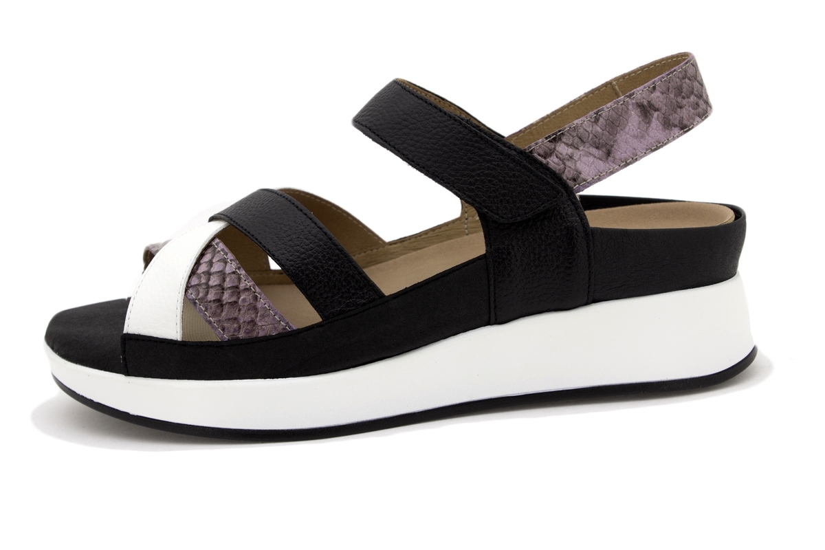 Sandalia Plantilla Extraíble Piel Blanco 220424