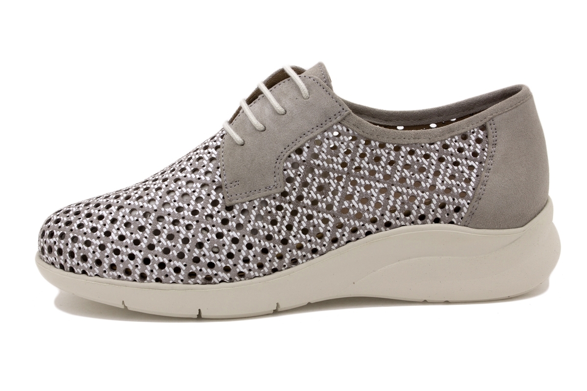 Zapato Cordón Espiga Perla 220615