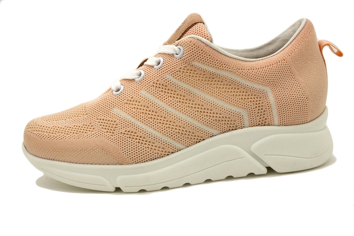 Sneaker Elástico Nude-Blanco 220759