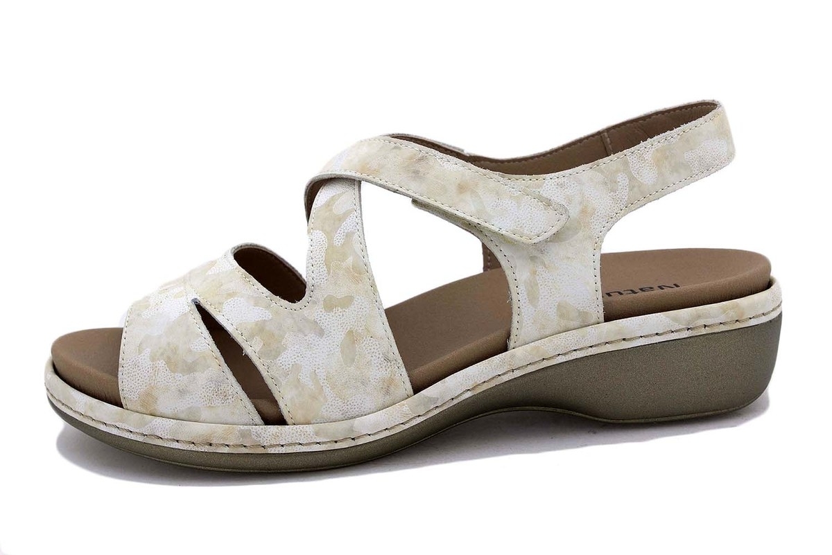 Sandalia Plantilla Extraíble Estampado Curry 220812