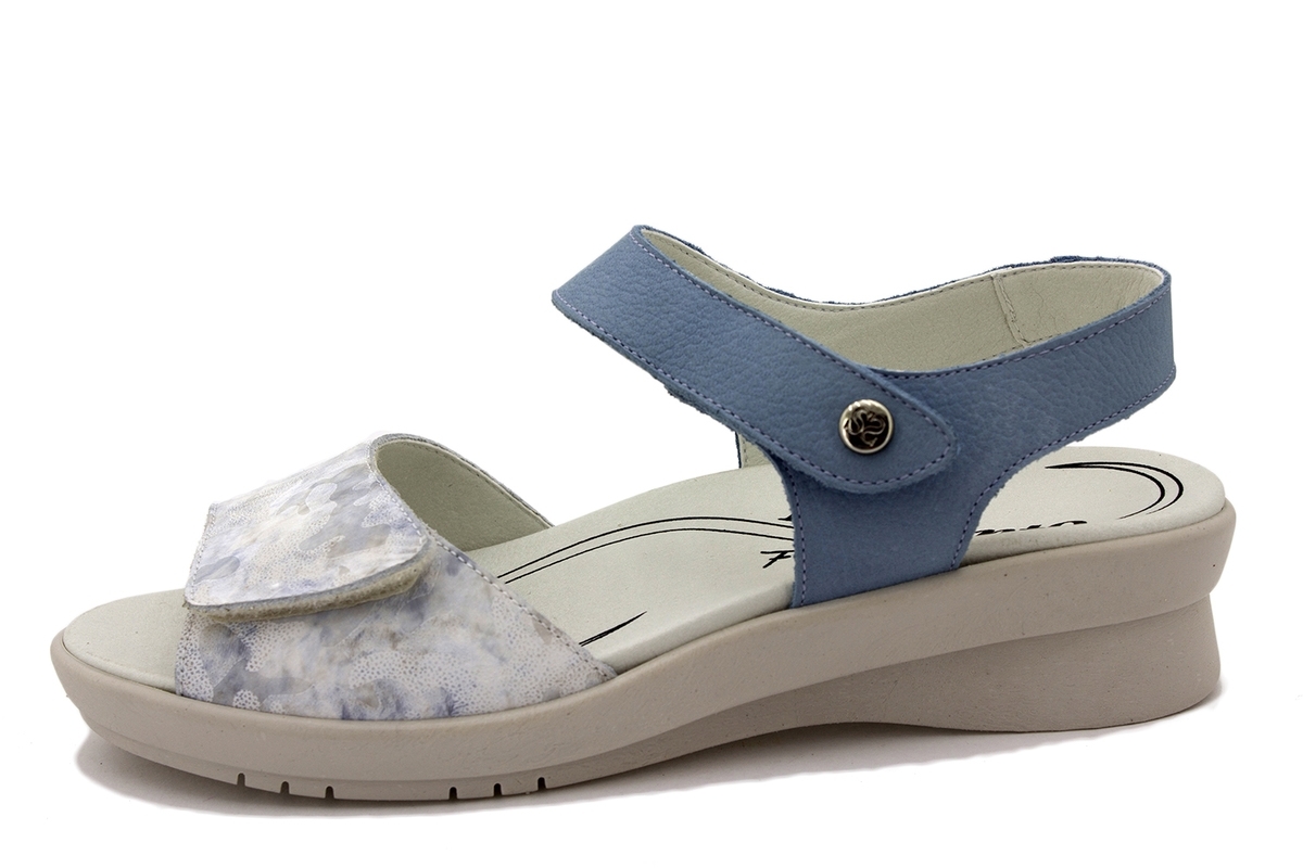 Sandalia Plantilla Extraíble Estampado Marino 220892