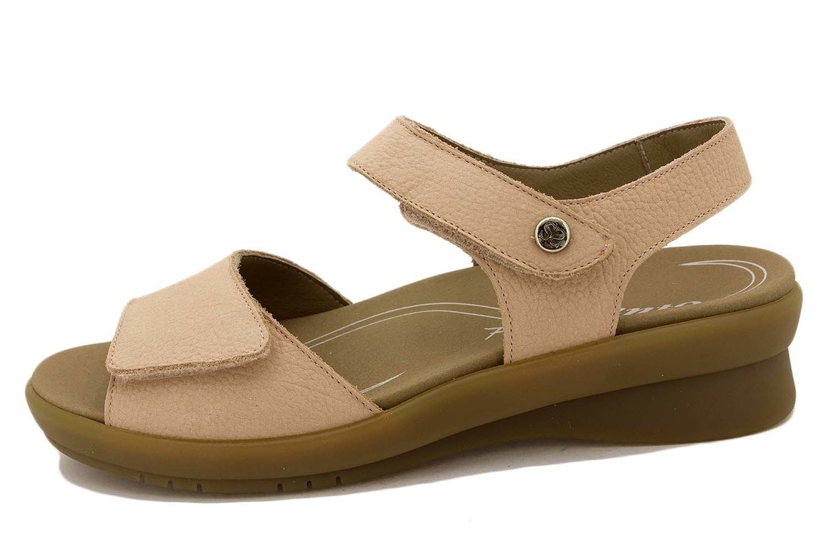 Sandalia Plantilla Extraíble Nobuck Nude 220892