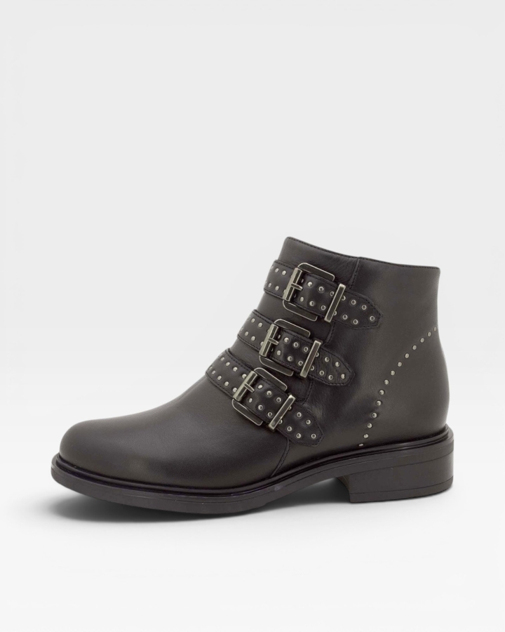Botín Piel Negro 225347