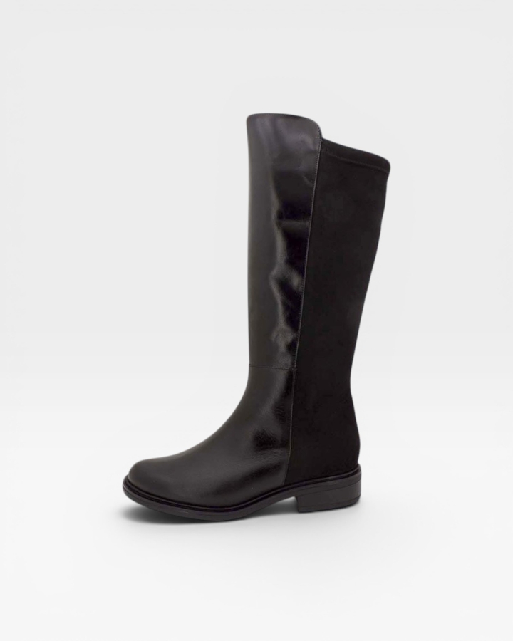 Bota Piel Elástica Negro 225366 (L-XL)