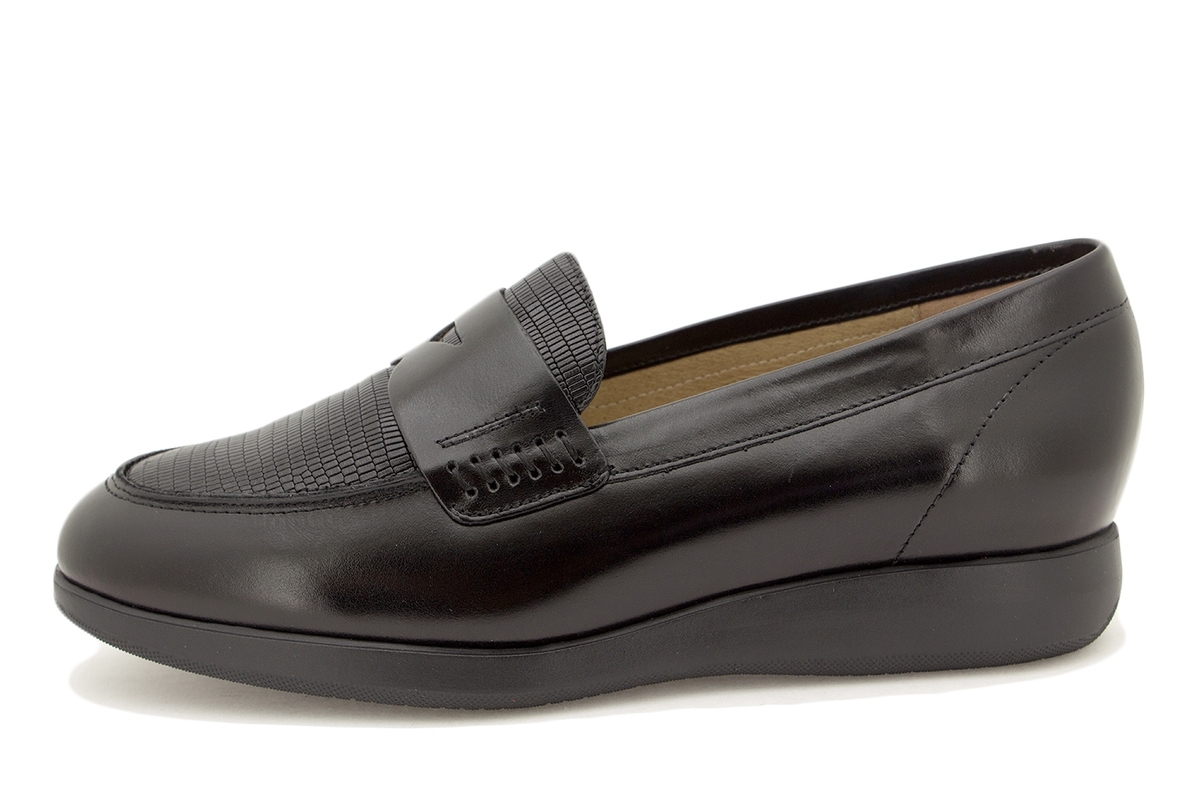 Mocasín Piel Negro 225544