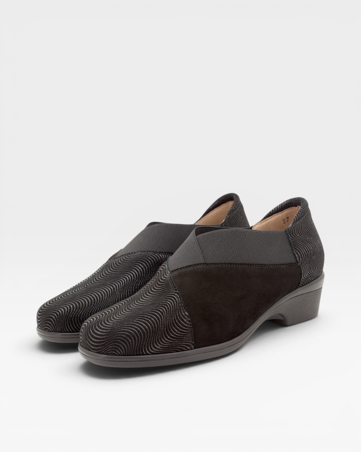 Abotinado Piel Negro 225608