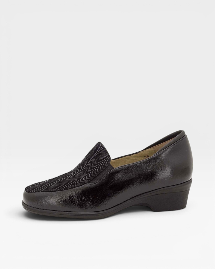 Mocasín Charol Negro 225610