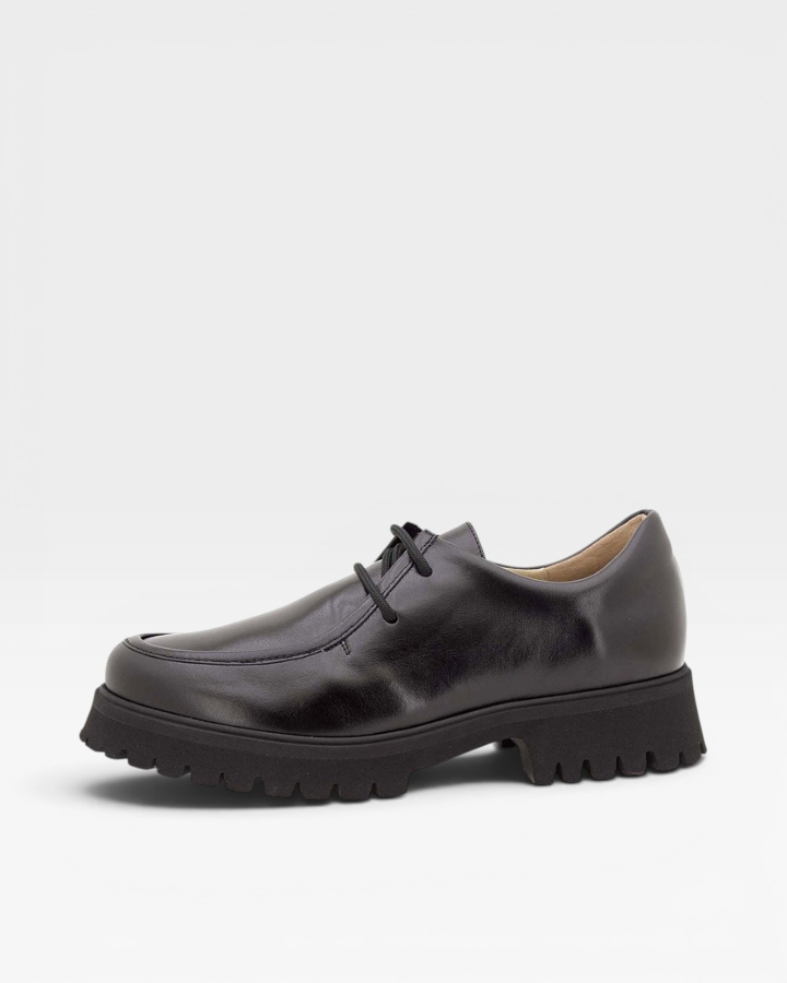 Zapato Cordón Piel Negro 225627