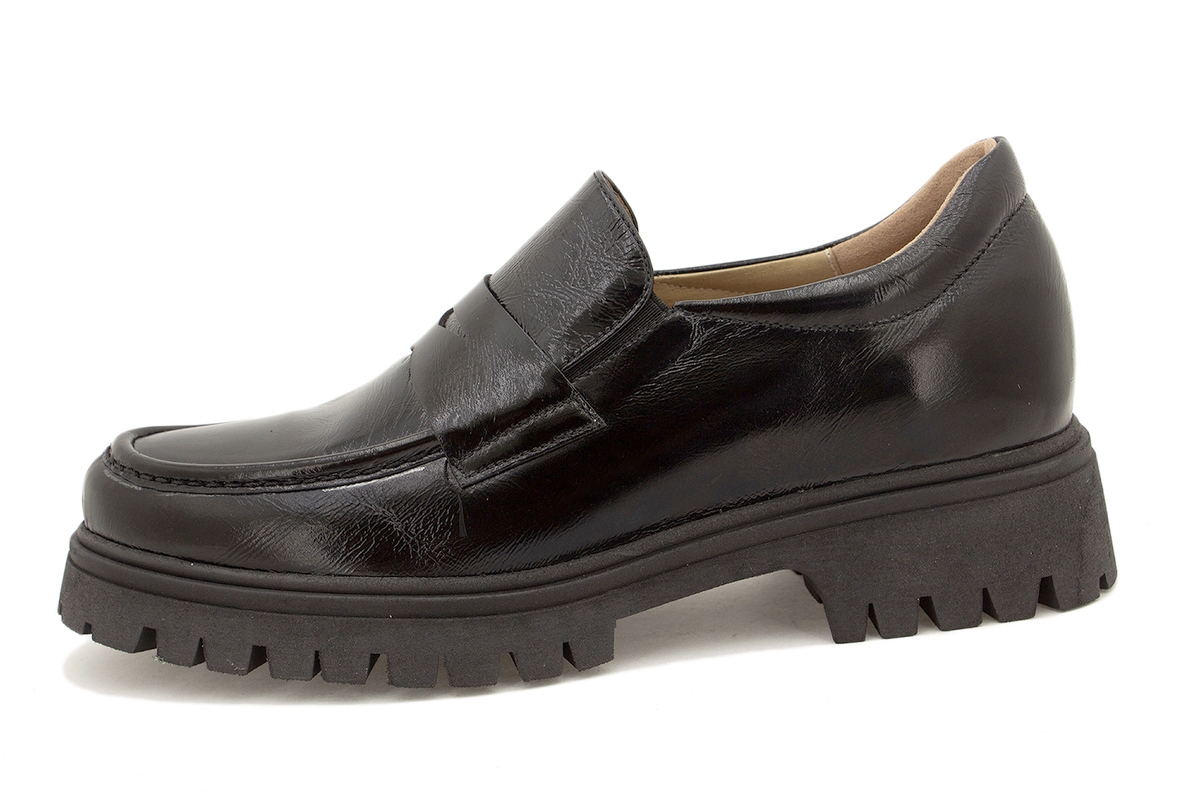 Mocasín Charol Negro 225629