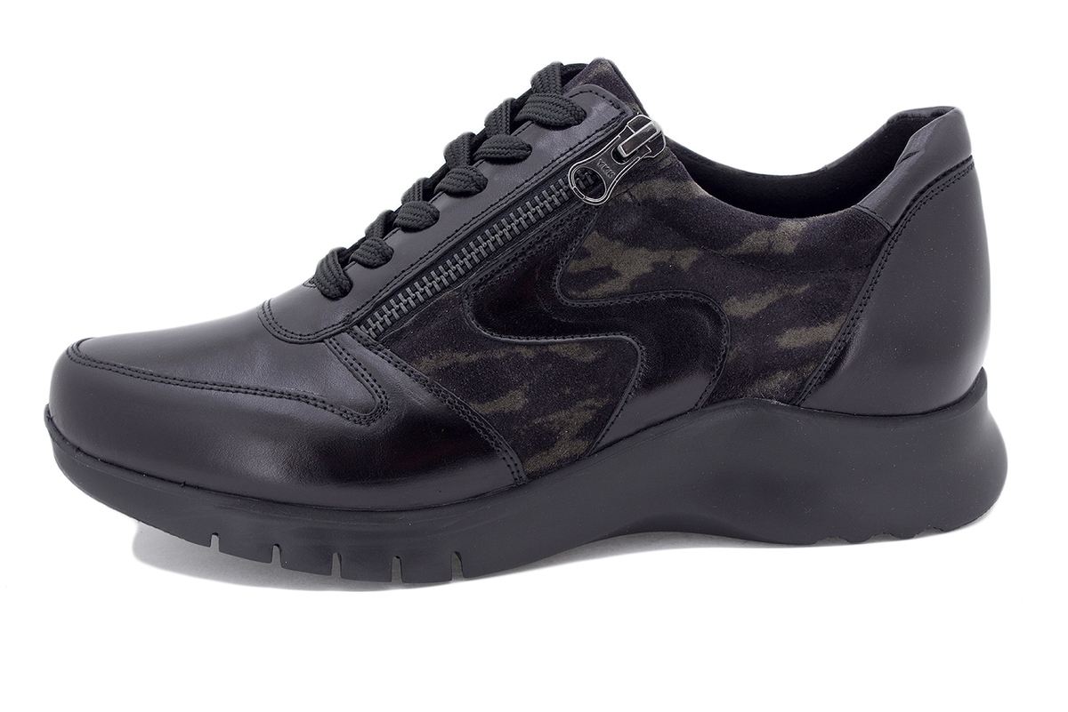 Sneaker Piel Negro 225726